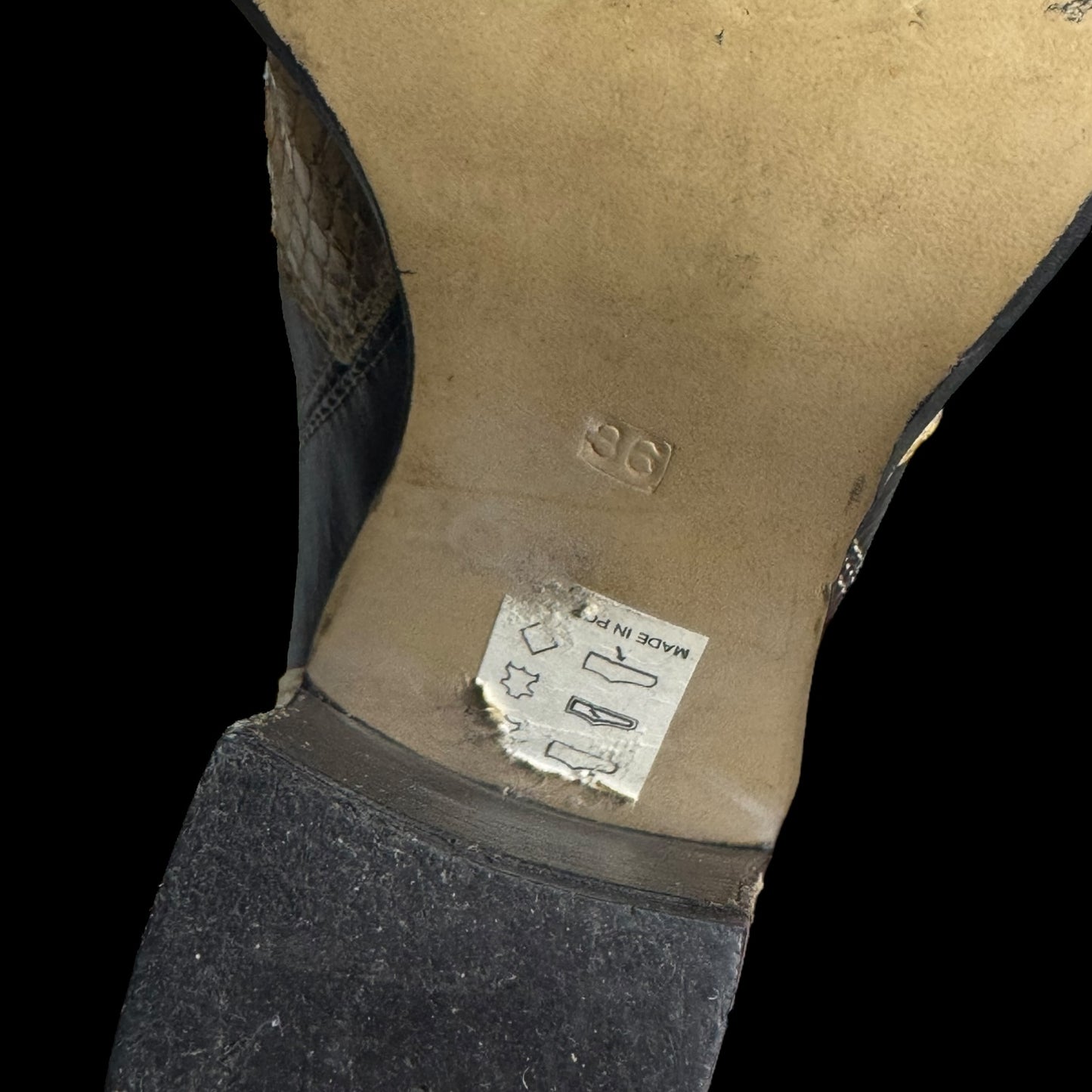 Vintage cowboy boots 36