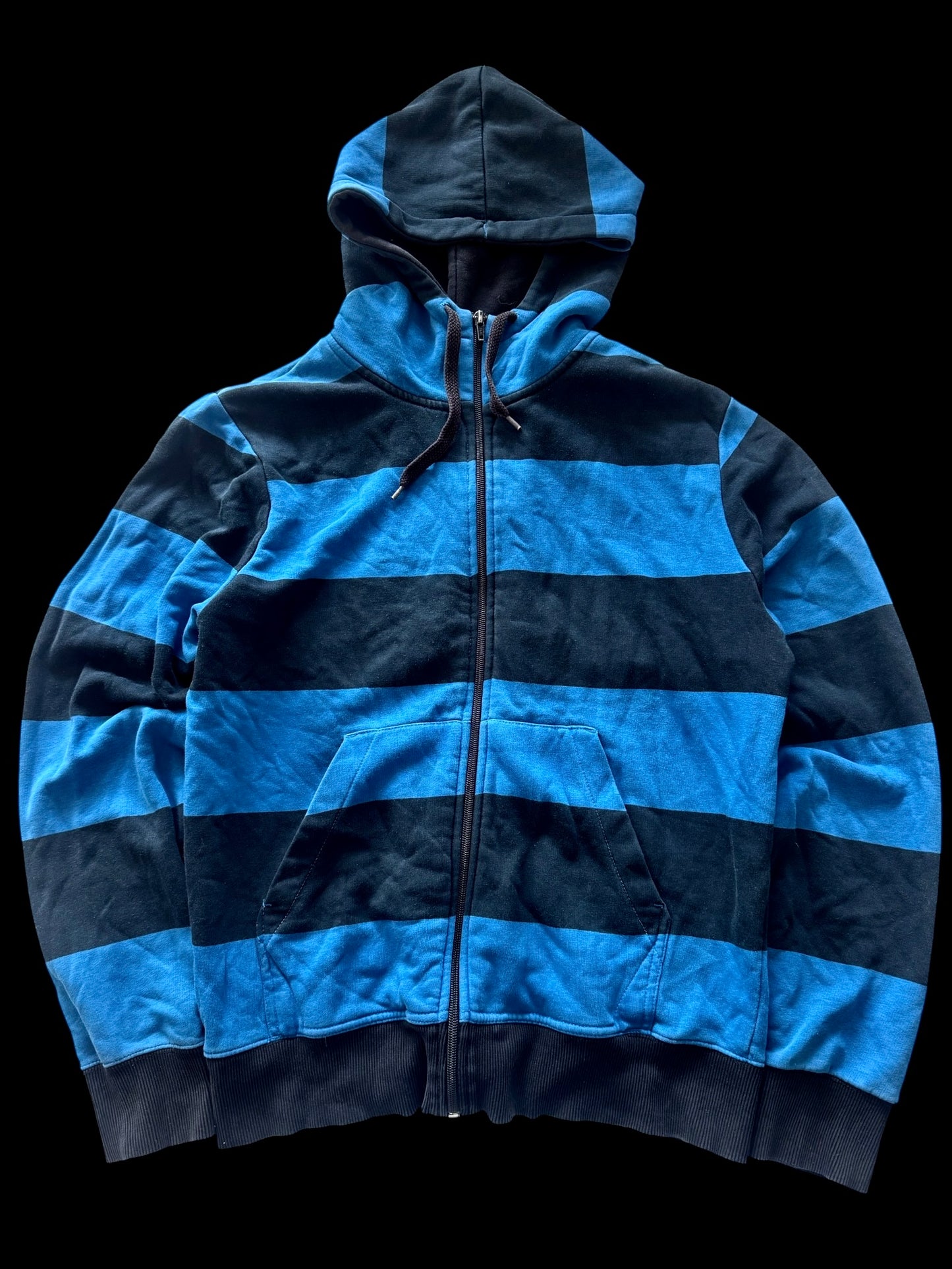 Stripe Zip-Hoodie