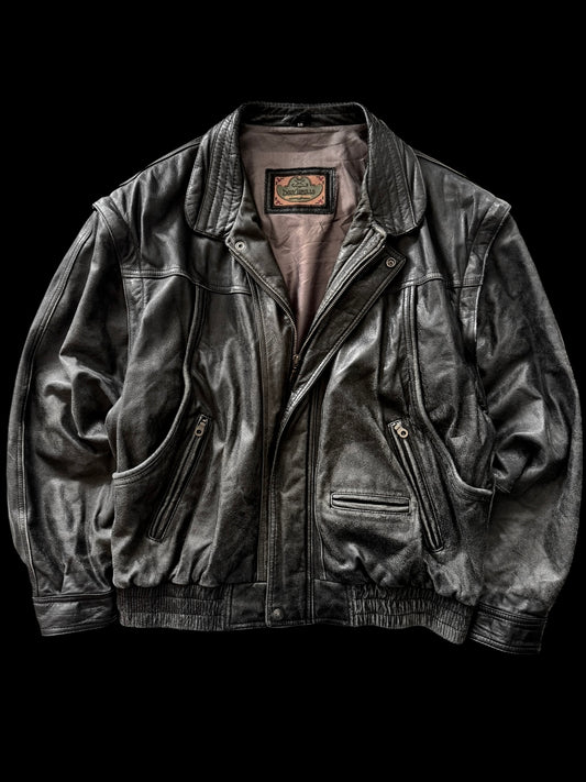 Faded Leather Jacket