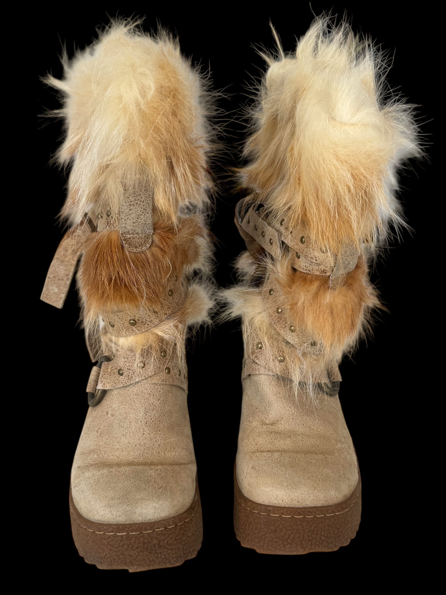 Fur boots