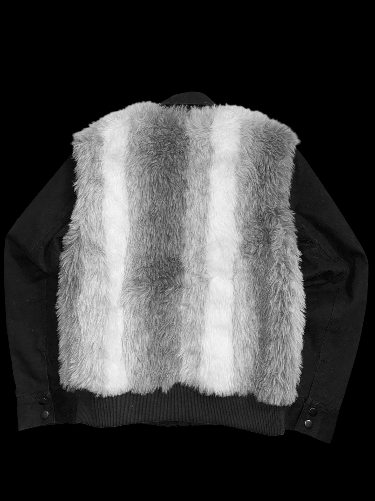 Denim & Fur Cargo jacket