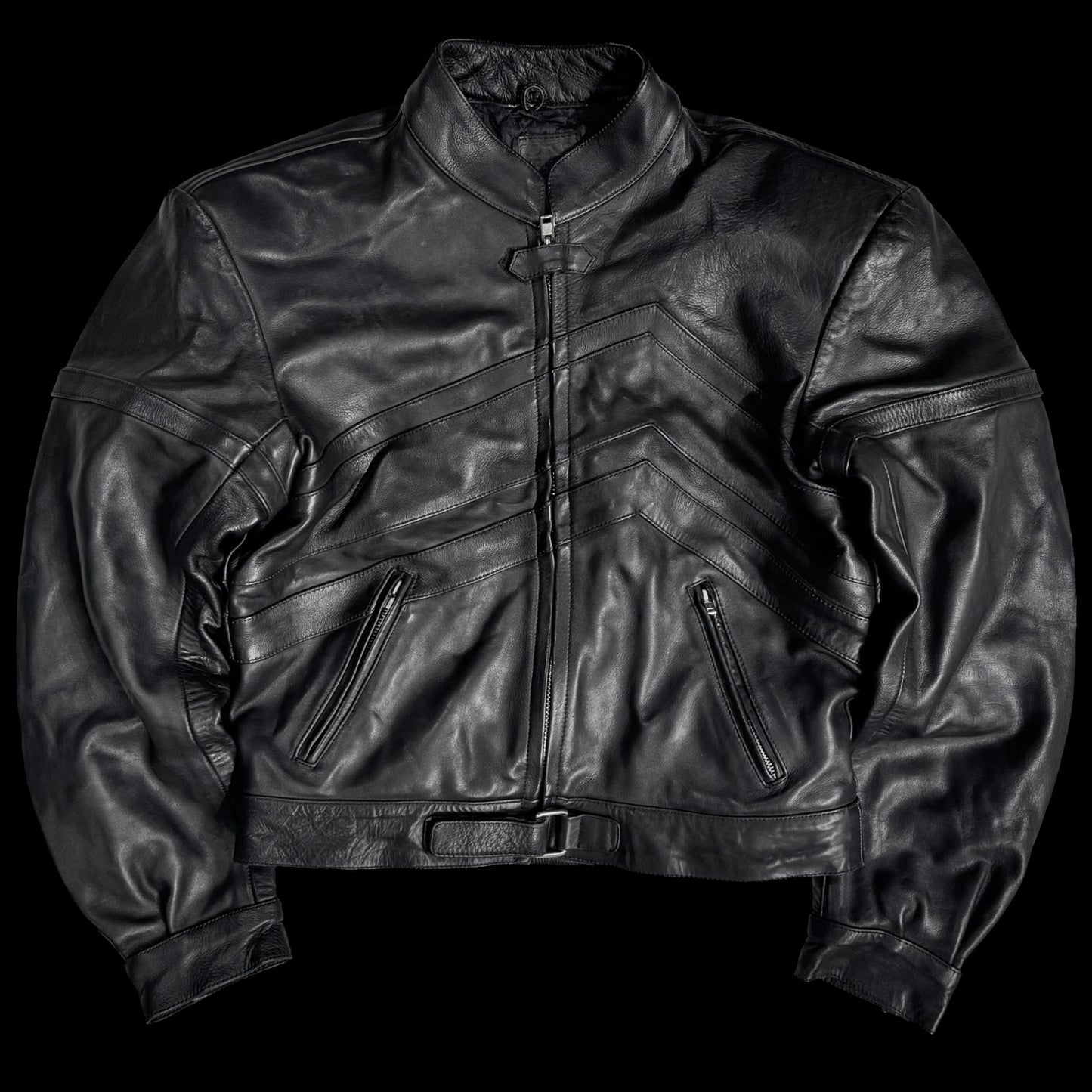 Moto leather jacket