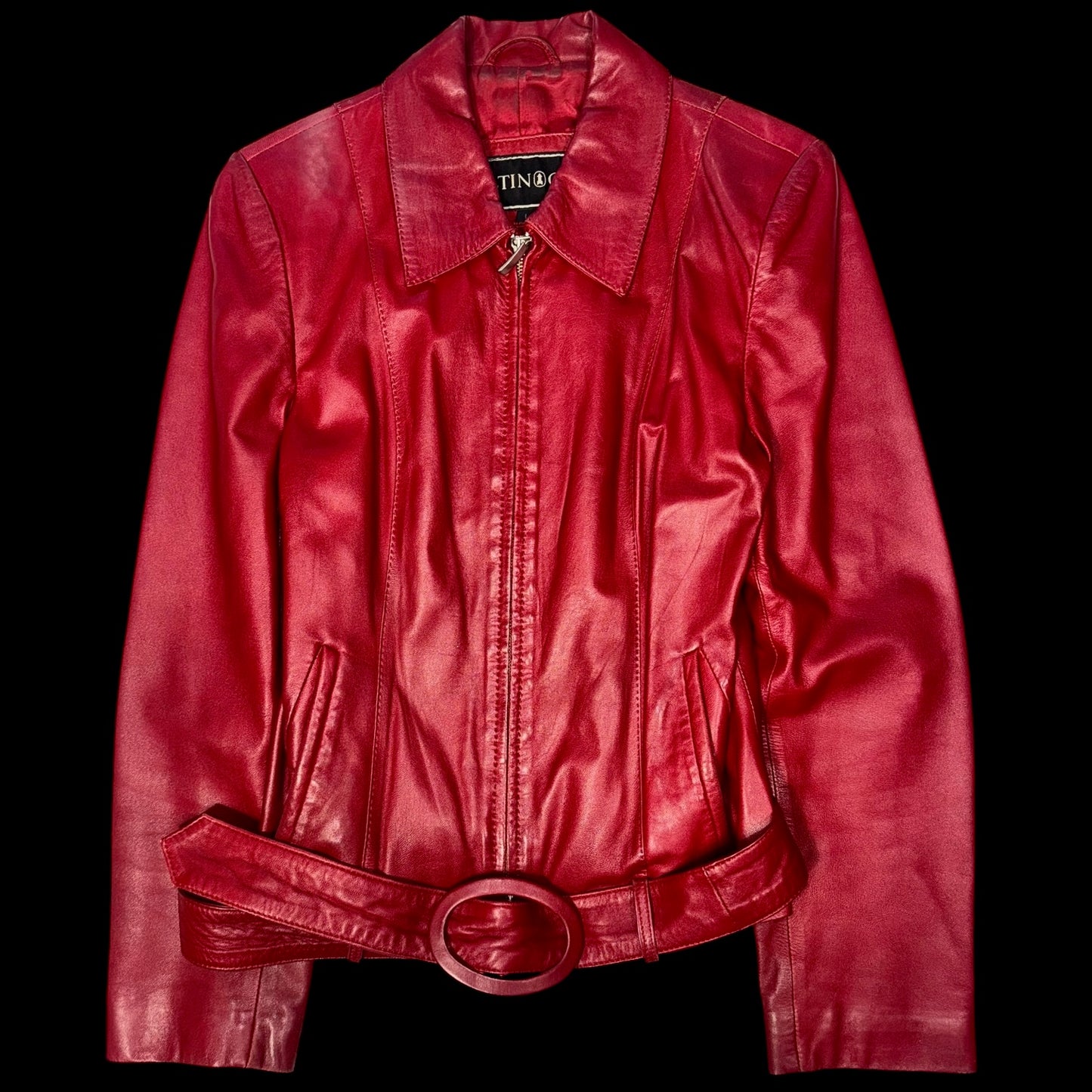 Vintage leather jacket L