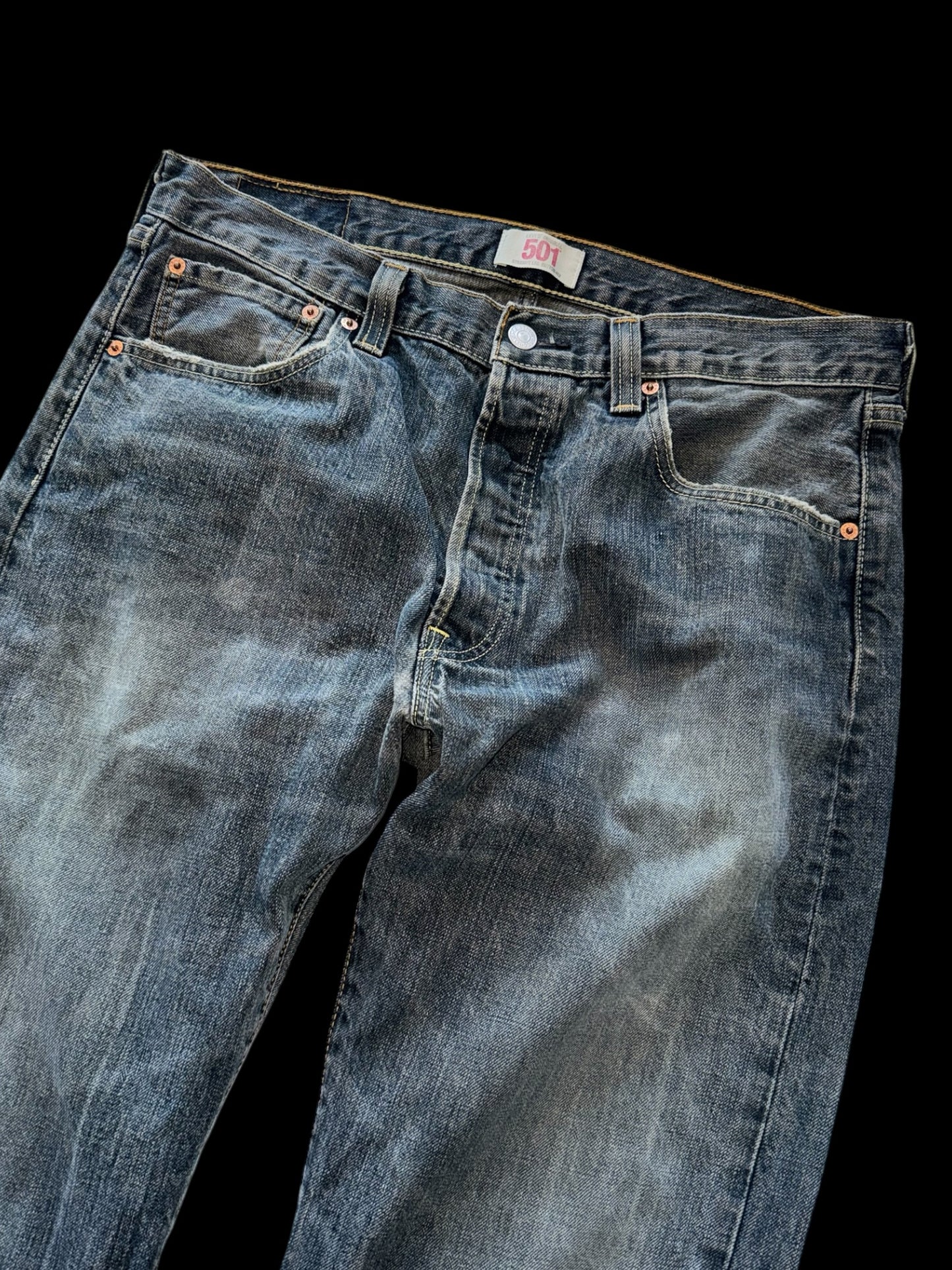 Levis 501 Straight Fit Jeans