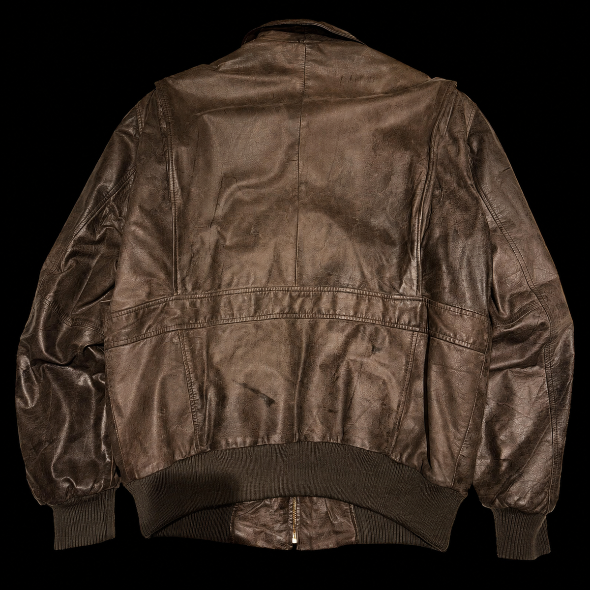 Vintage Leather Bomber