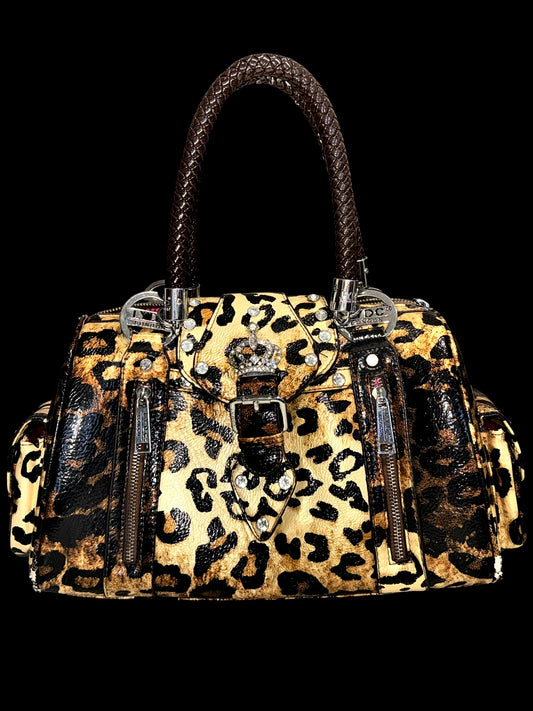 LYDC Leopard Print Bag