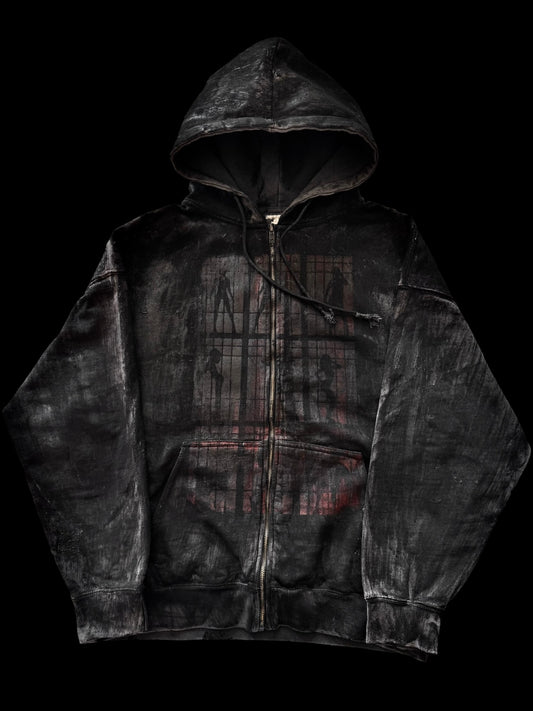 DarkRoom BlackWork Zip-Hoodie